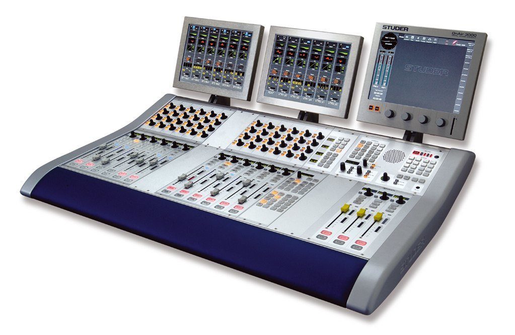 Studio radio Consoles de mixage audio ON AIR 3000 Studer